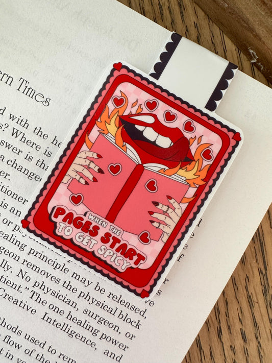 SMUT Spicy Books Magnetic Bookmark | Bookish Reader Gift