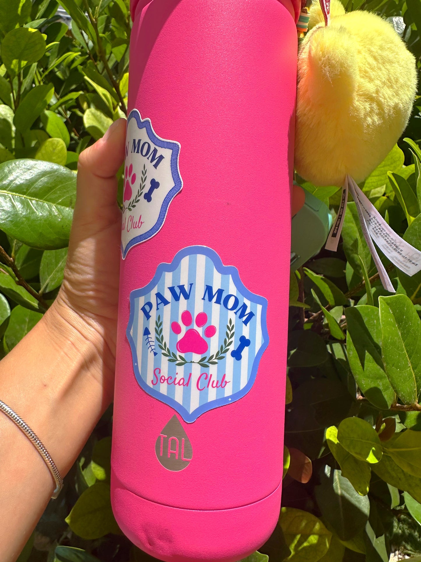 Paw Mom Social Club Stickers | Pet Sticker | Laptop, Water Bottle, Kindle Decal