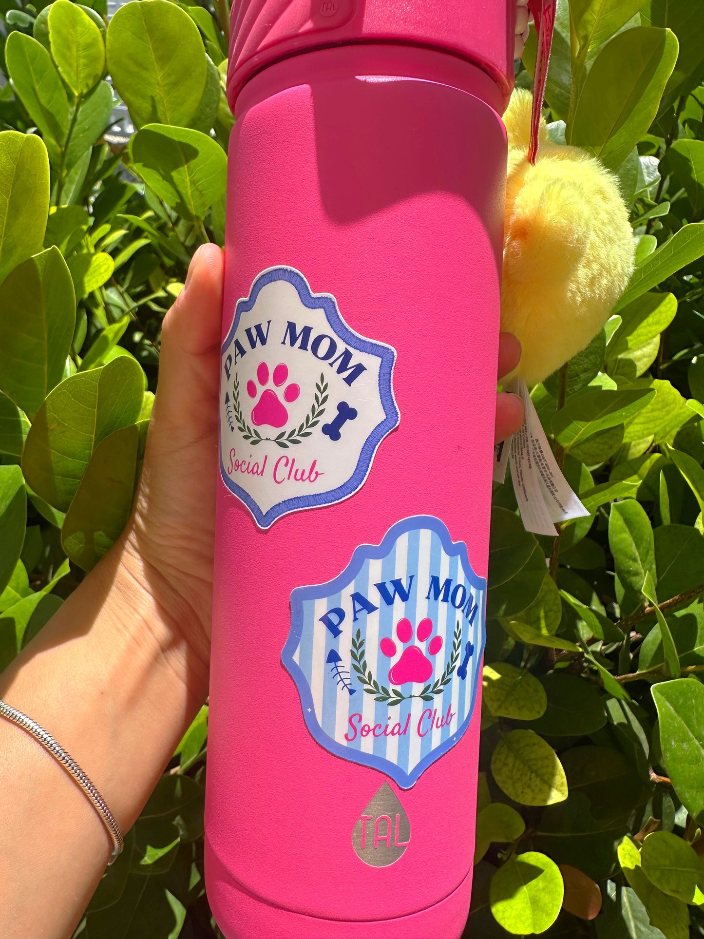 Paw Mom Social Club Stickers | Pet Sticker | Laptop, Water Bottle, Kindle Decal