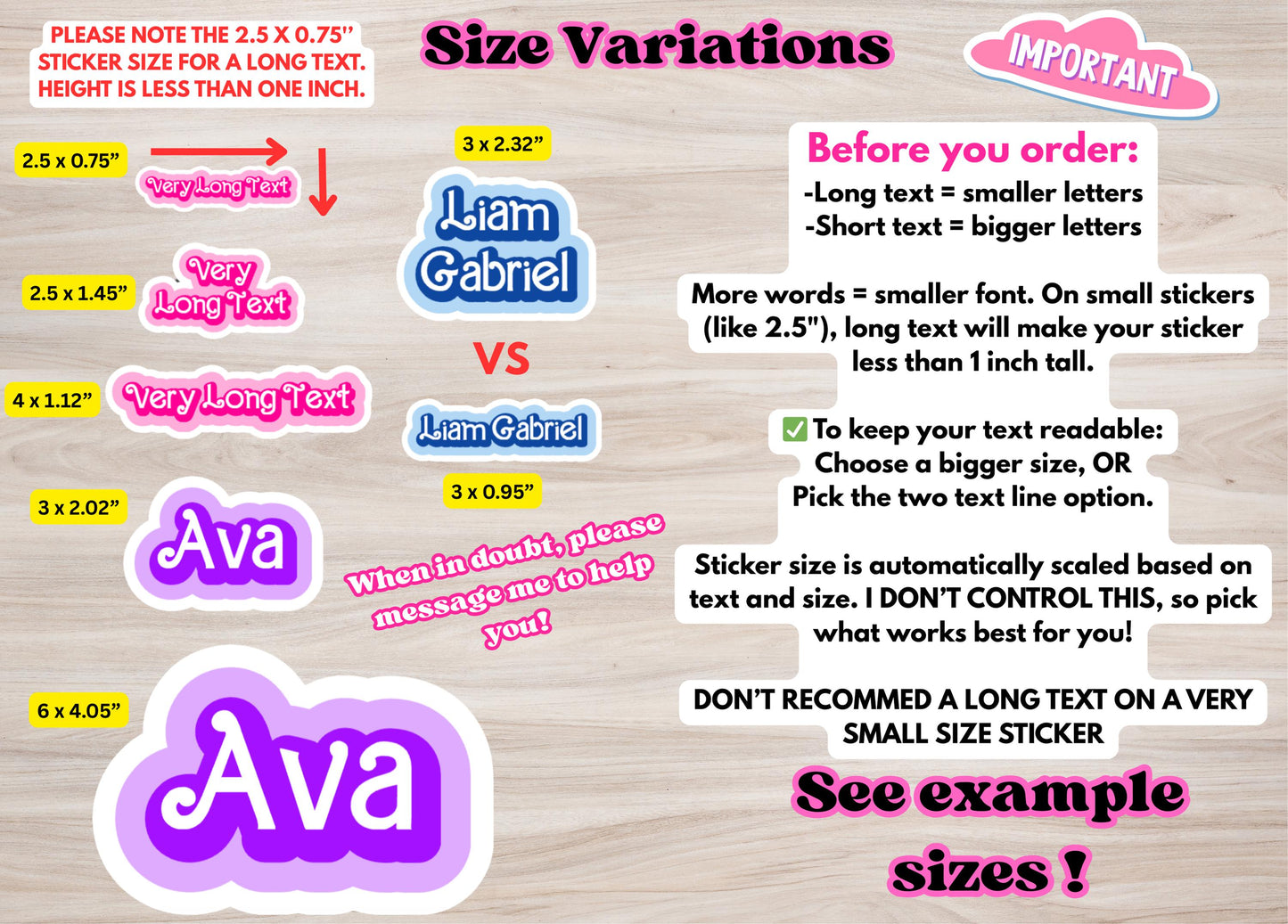 Custom Pink Barb Babe Glitter Name Sticker — Retro Doll Font | Personalized Vinyl Decal for Laptop & Water Bottle