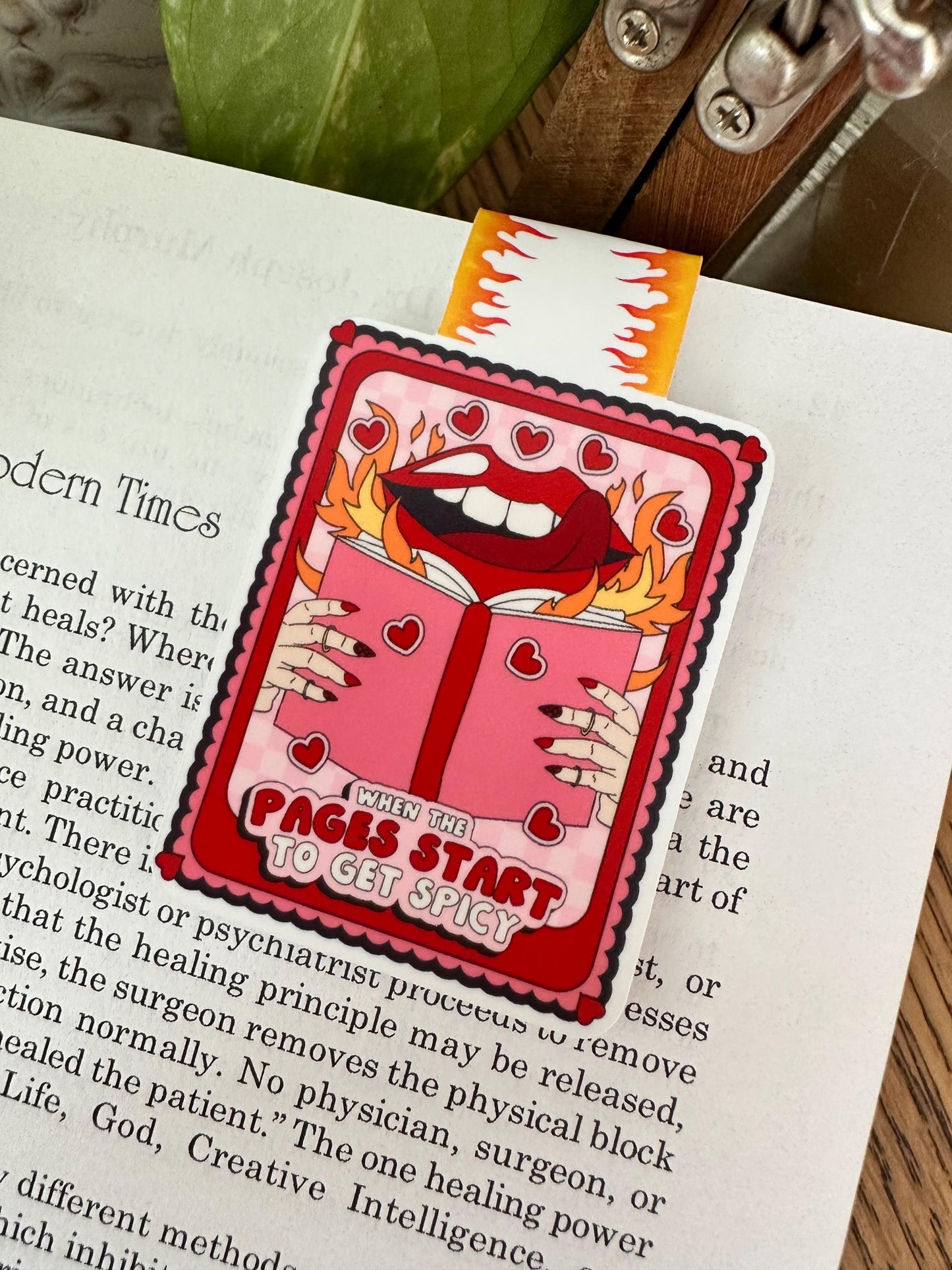 SMUT Spicy Books Magnetic Bookmark | Bookish Reader Gift