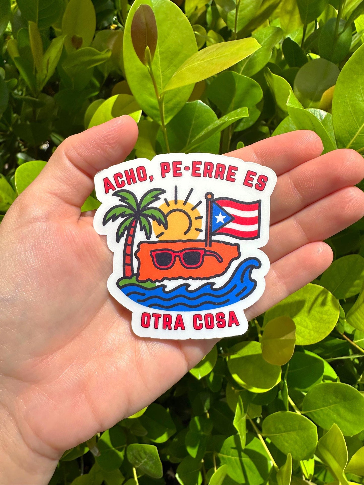 Debí Tirar Más Fotos Acho Pe-Erre Es Otra Cosa Sticker | Bad Bunny-Inspired Puerto Rico Vinyl Decal for Laptop & Water Bottle