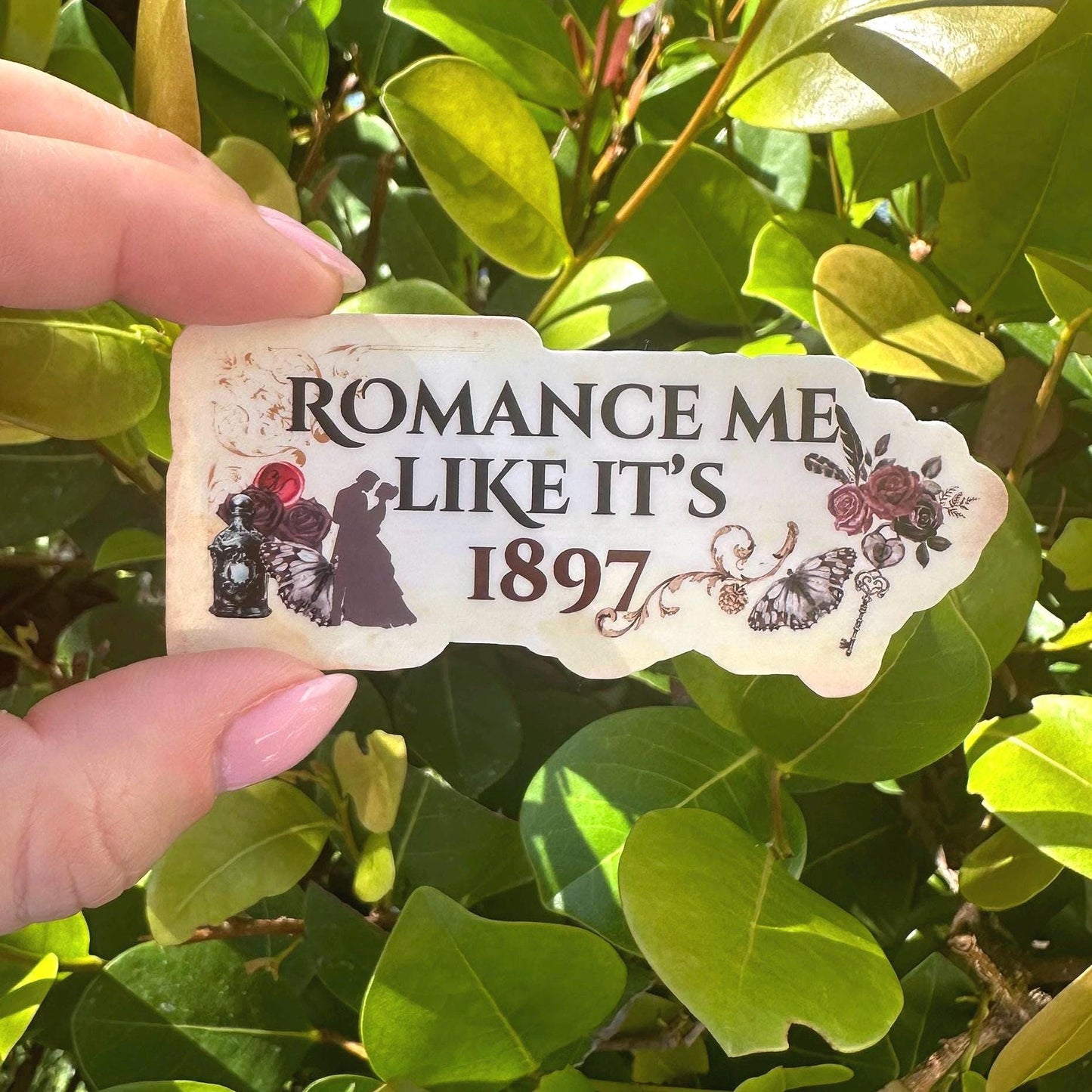 Victorian Romance Yearning Love Sticker |Vinyl Decal for Laptop & Water Bottle