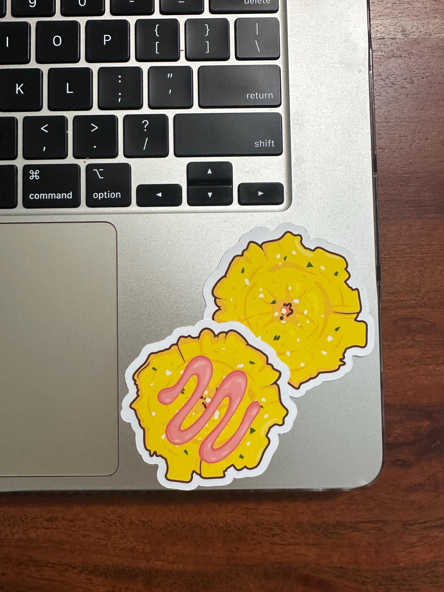 Puerto Rico Plantain Toston Sticker | Caribbean Mayoketchup Vinyl Decal for Laptop & Water Bottle