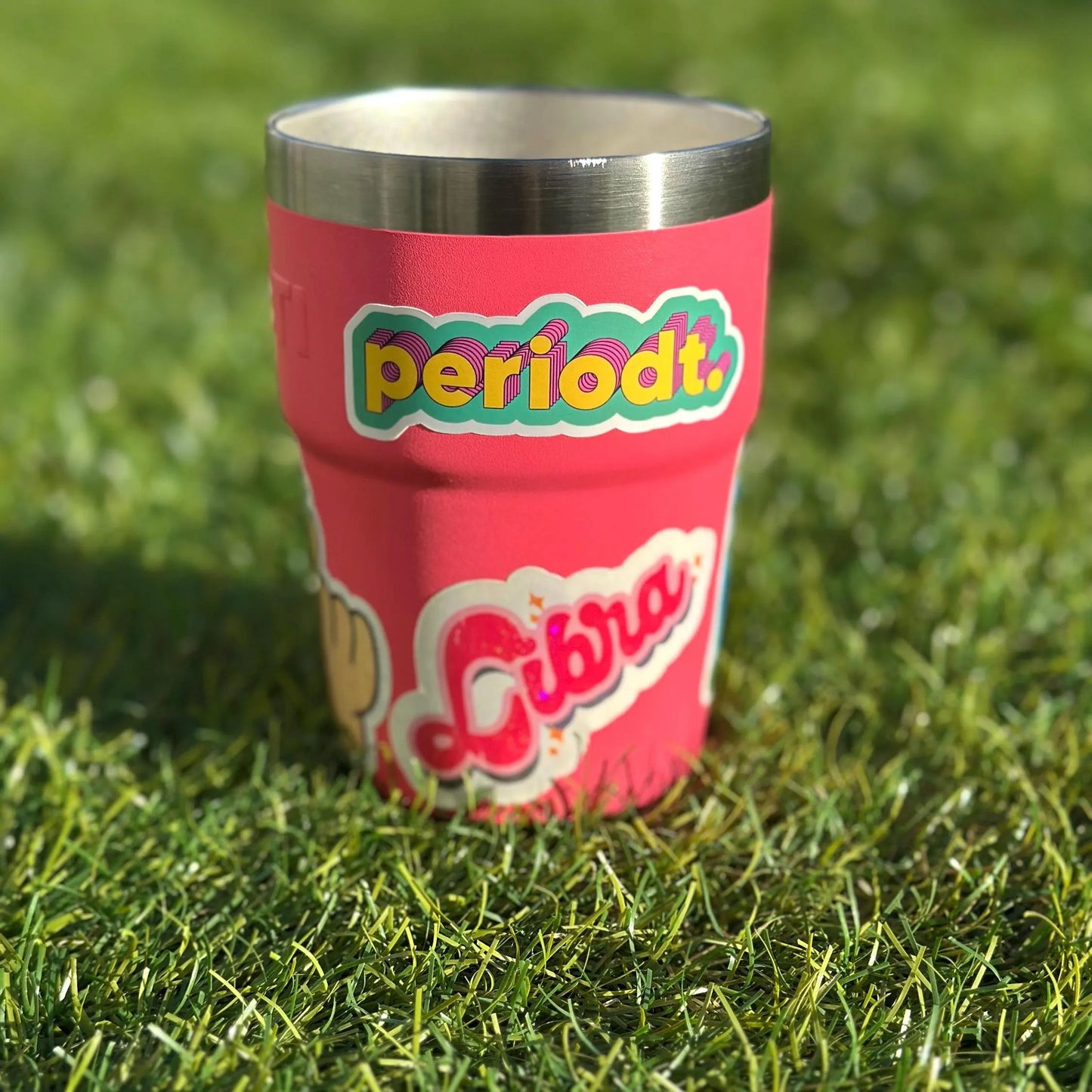 Periodt Phrase Sticker | Bold Retro Vinyl Decal for Laptop & Water Bottle